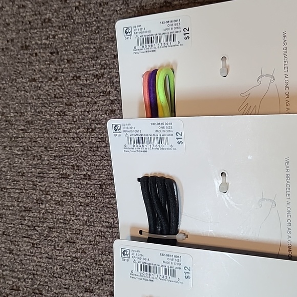 BUNDLE:  MIXIT BRAND WOMENS HAIR TIE BRACELET BUNDLE OF 3 - Picture 6 of 7